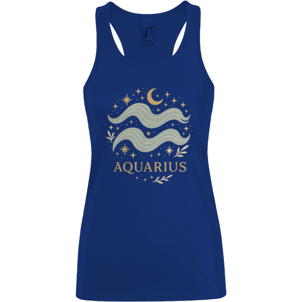 Damen Tank Top – Sternzeichen Wassermann | Celestia Spirit | Spirituelle Mode