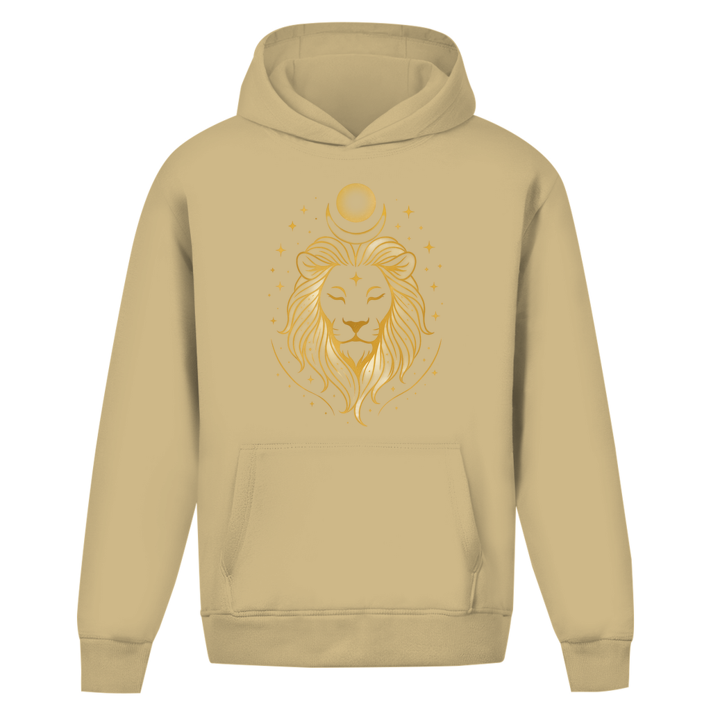 Oversize Hoodie – Sternzeichen Löwe | Celestia Spirit | Spirituelle Mode
