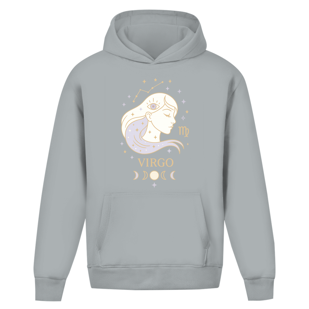 Oversize Hoodie – Sternzeichen Jungfrau | Celestia Spirit | Spirituelle Mode