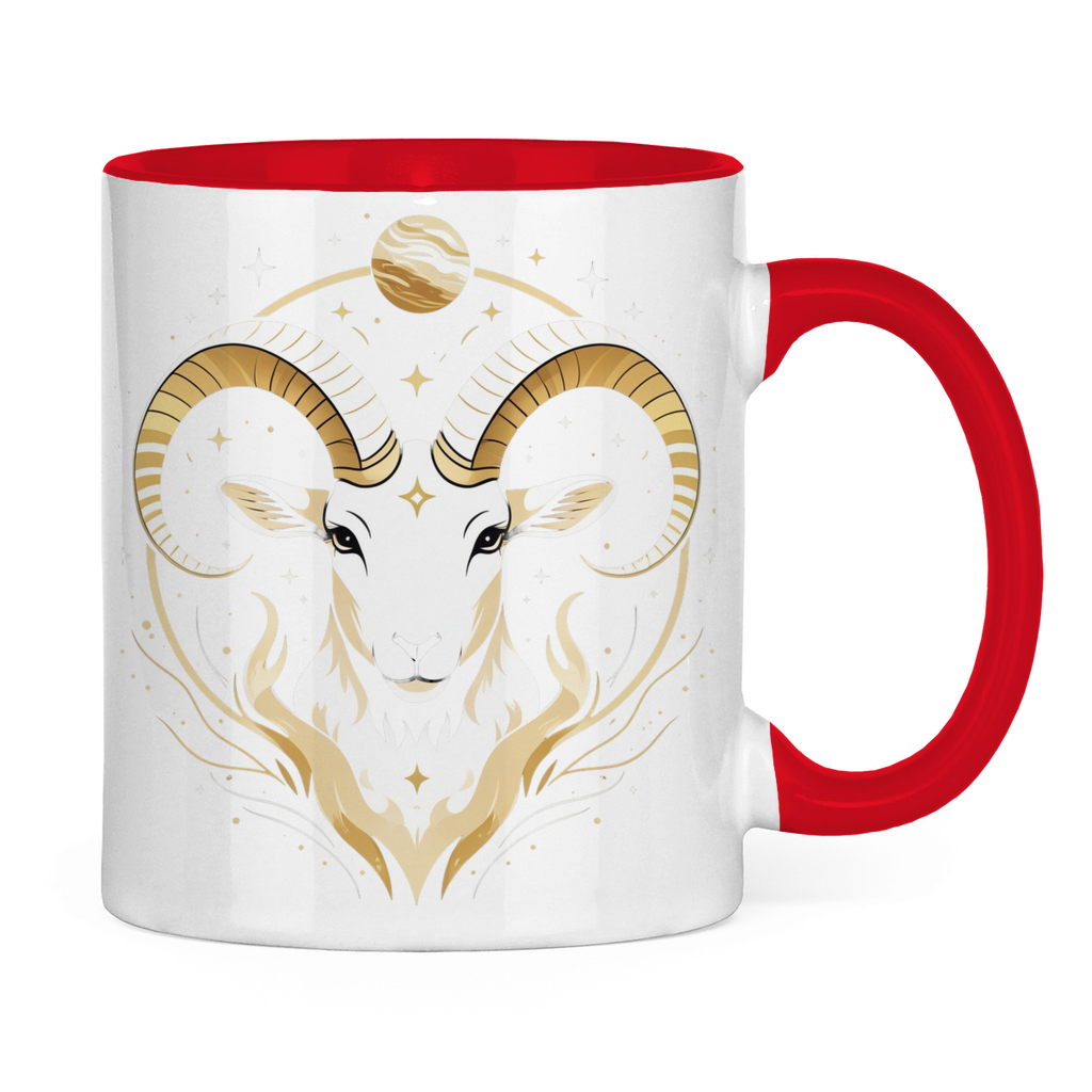 Two-tone Zodiac Coffee Mug - Aries | Celestia Spirit