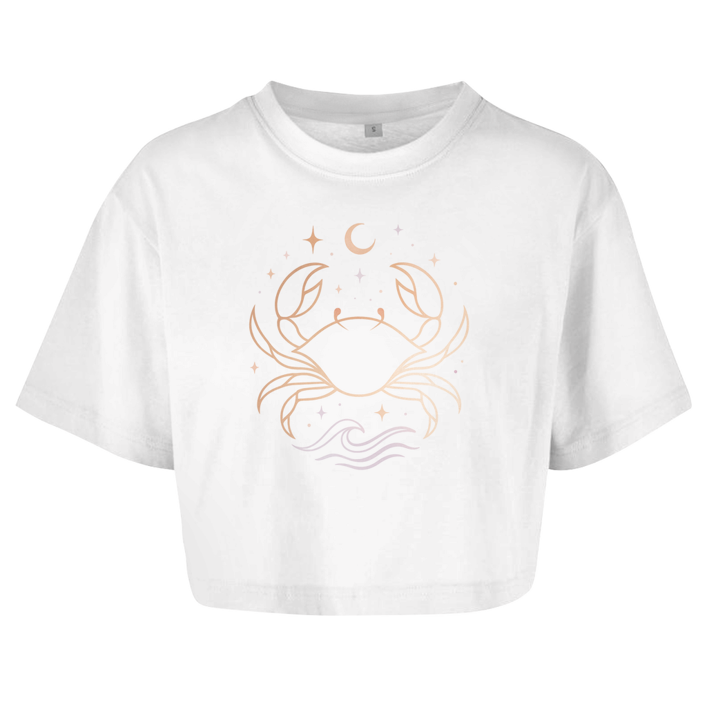 Oversize Crop Top - Cancer | Women | Celestia Spirit
