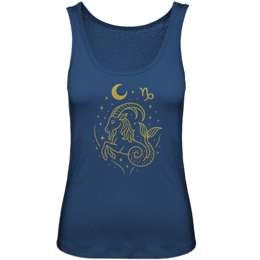 Bio Damen Tank Top – Sternzeichen Steinbock | Celestia Spirit | Spirituelle Mode