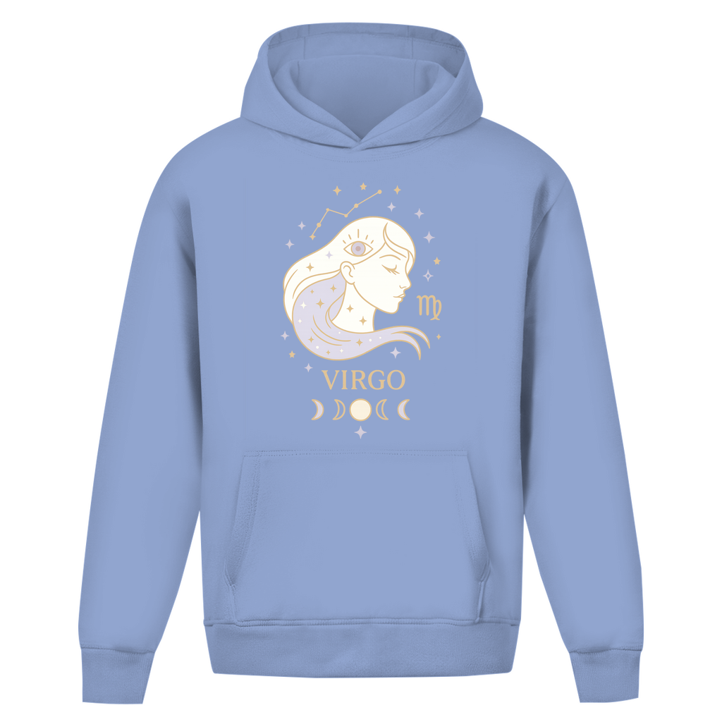 Oversize Hoodie – Sternzeichen Jungfrau | Celestia Spirit | Spirituelle Mode