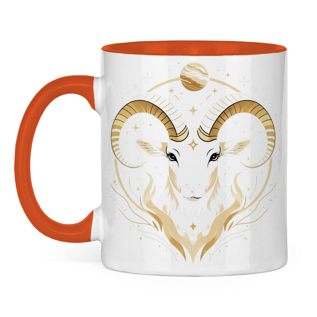 Two-tone Zodiac Coffee Mug - Aries | Celestia Spirit