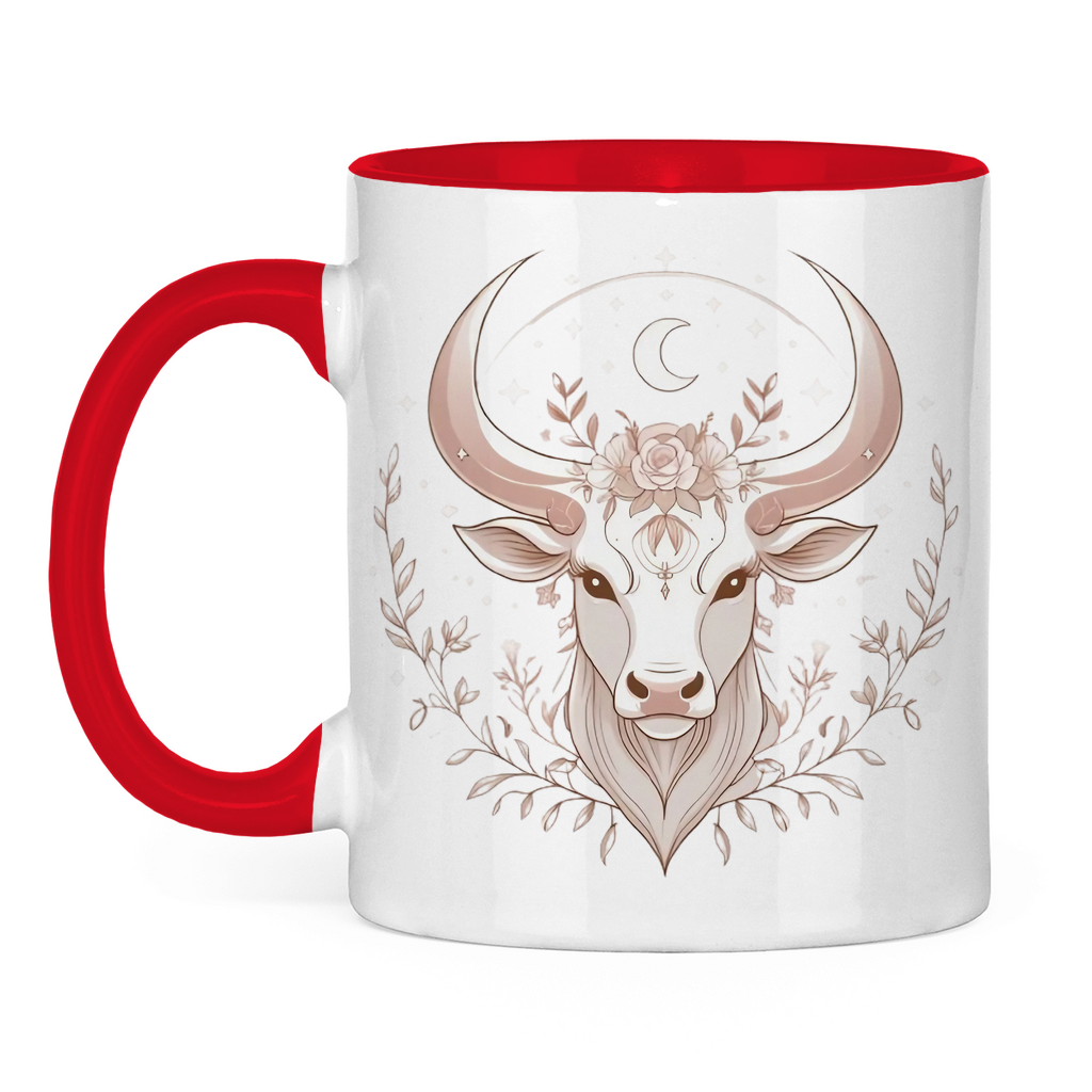 zweifarbige Sternzeichen Kaffee Tasse - Stier | Celestia Spirit