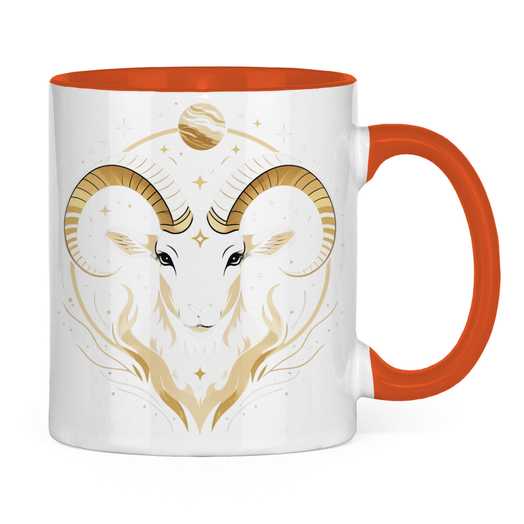 Two-tone Zodiac Coffee Mug - Aries | Celestia Spirit