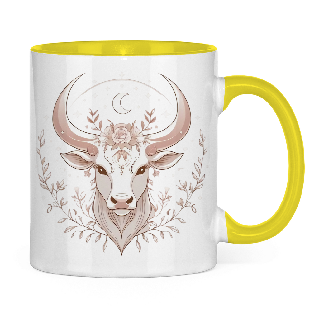zweifarbige Sternzeichen Kaffee Tasse - Stier | Celestia Spirit