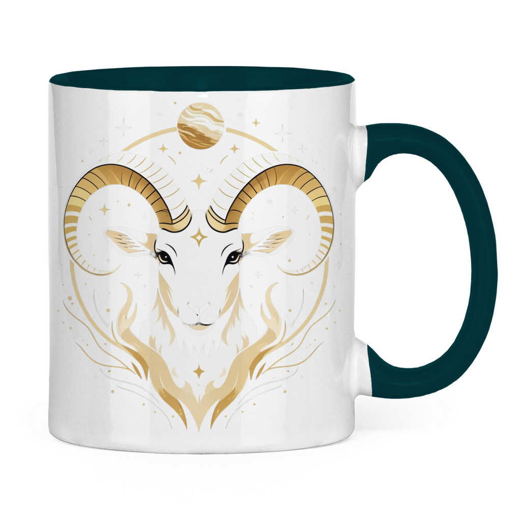 Two-tone Zodiac Coffee Mug - Aries | Celestia Spirit
