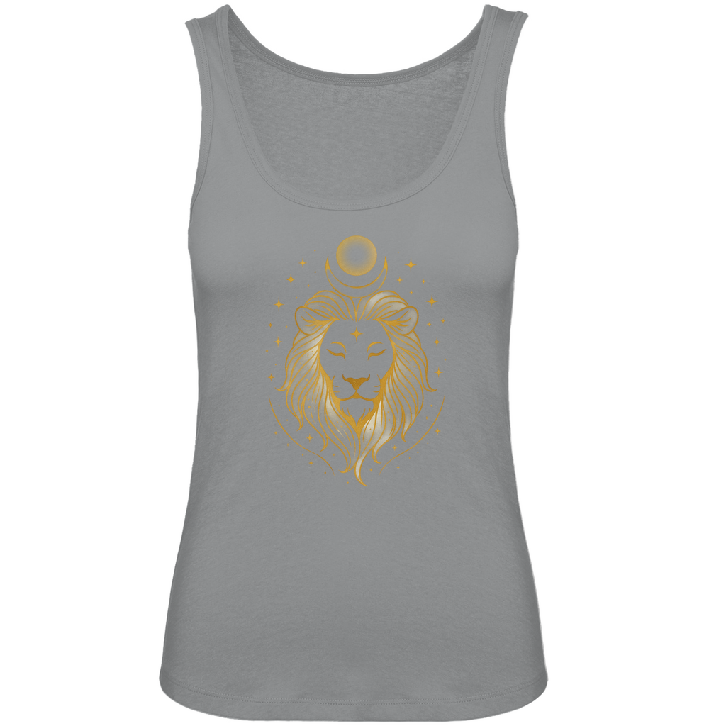 Organic Women's Tank Top – Leo Zodiac Sign | Celestia Spirit | Spiritual Fashion