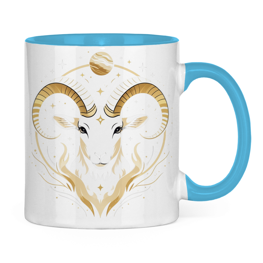Two-tone Zodiac Coffee Mug - Aries | Celestia Spirit