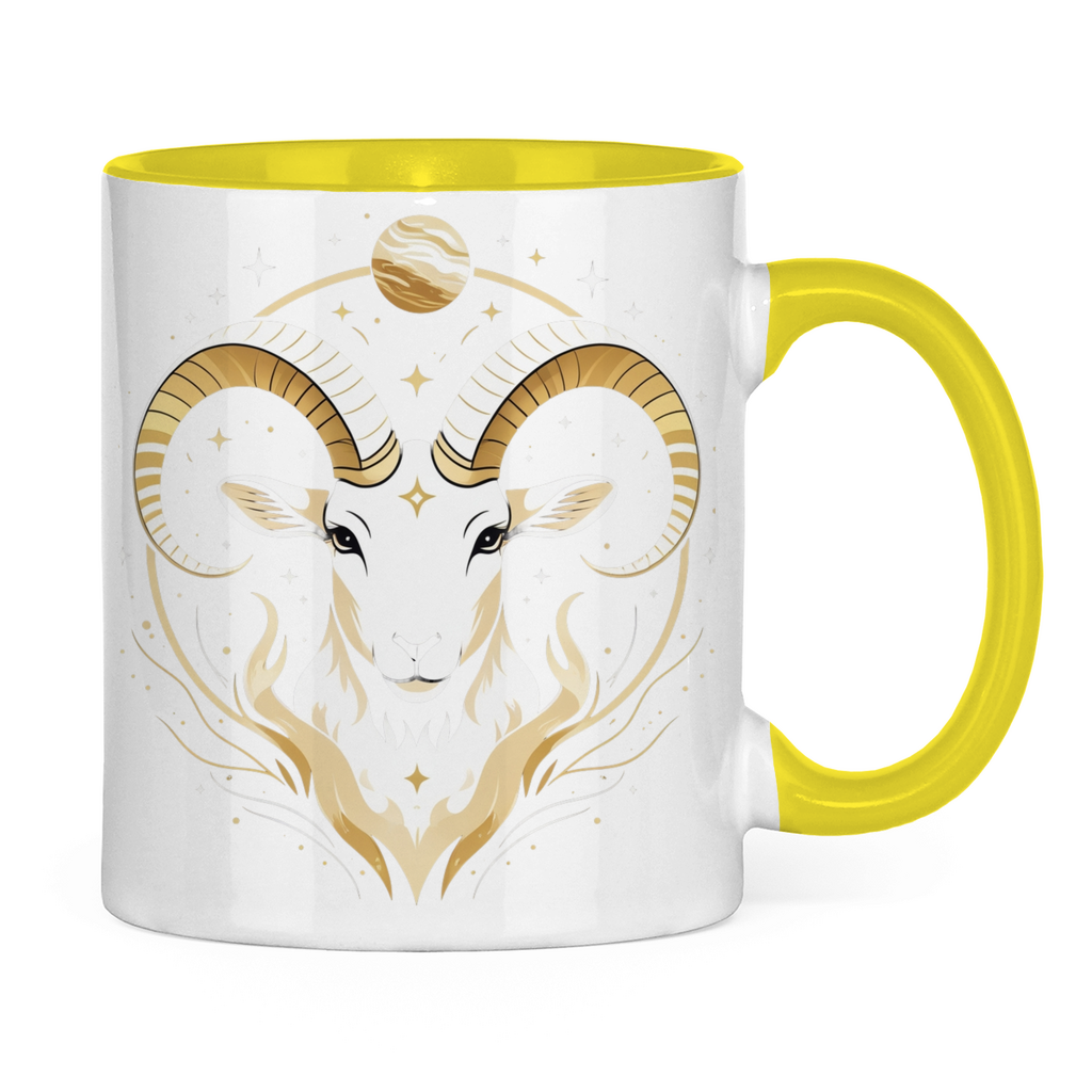 Two-tone Zodiac Coffee Mug - Aries | Celestia Spirit