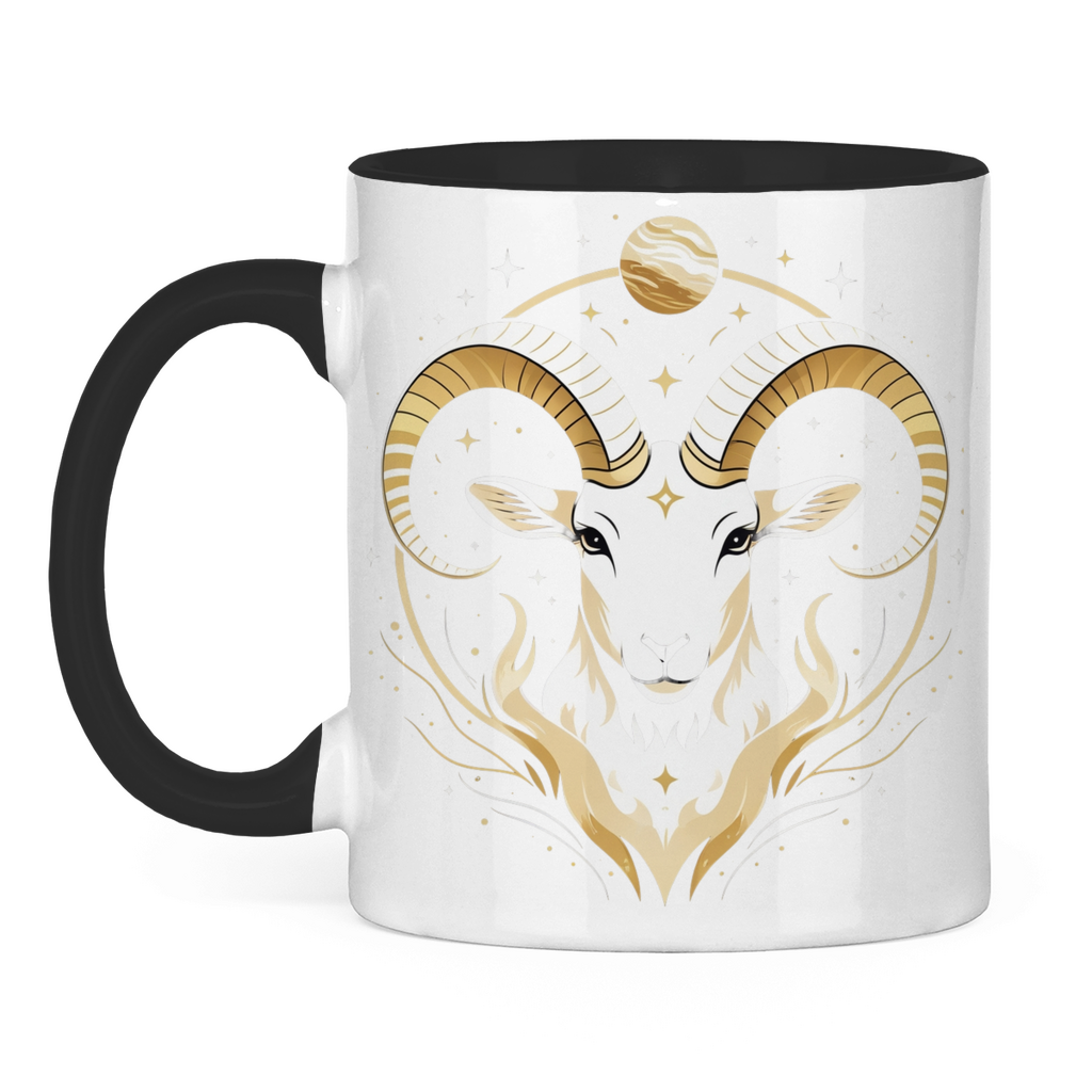 Two-tone Zodiac Coffee Mug - Aries | Celestia Spirit