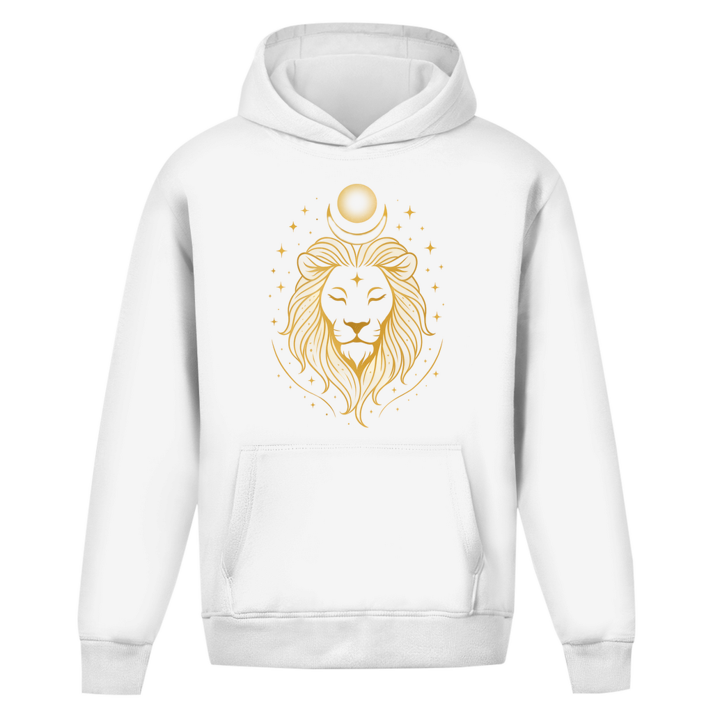 Oversize Hoodie – Sternzeichen Löwe | Celestia Spirit | Spirituelle Mode