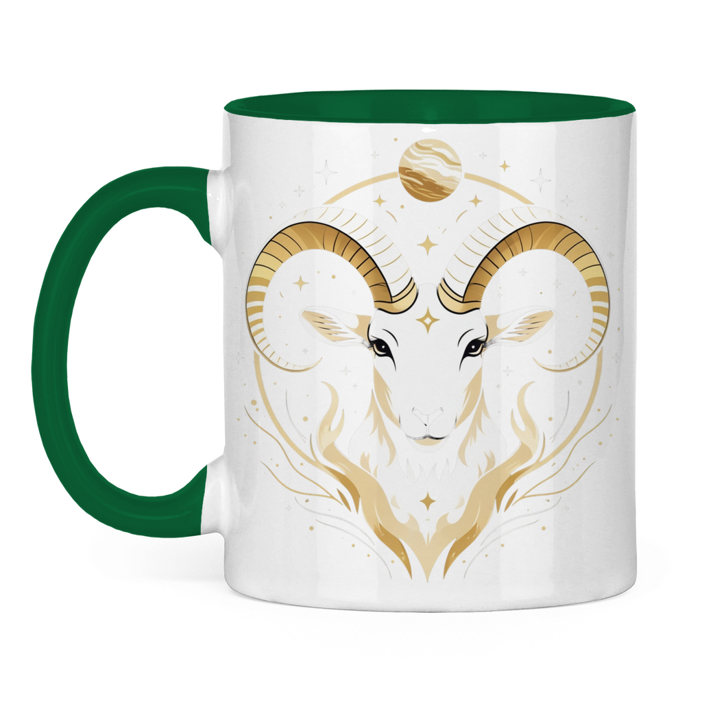 Two-tone Zodiac Coffee Mug - Aries | Celestia Spirit