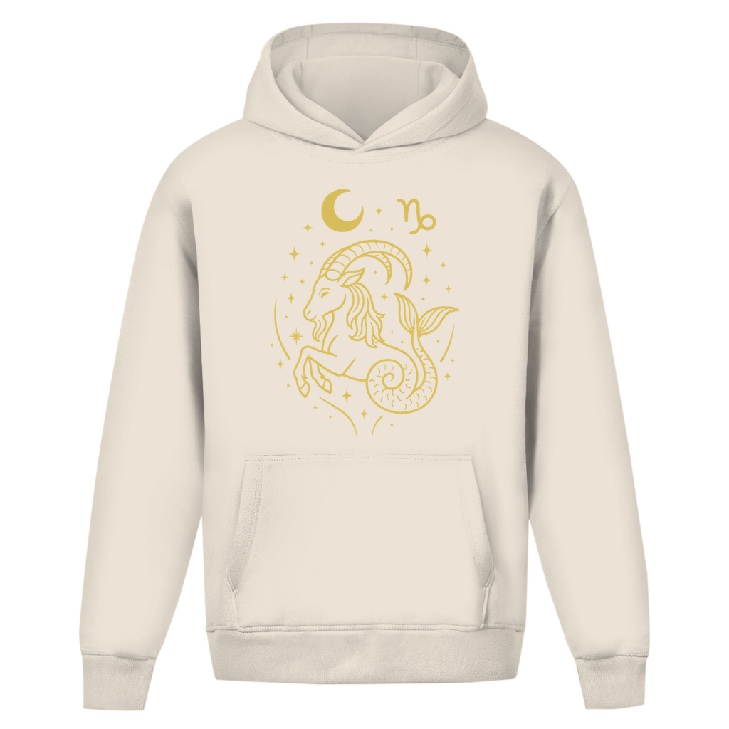 Oversize Hoodie – Sternzeichen Steinbock | Celestia Spirit | Spirituelle Mode