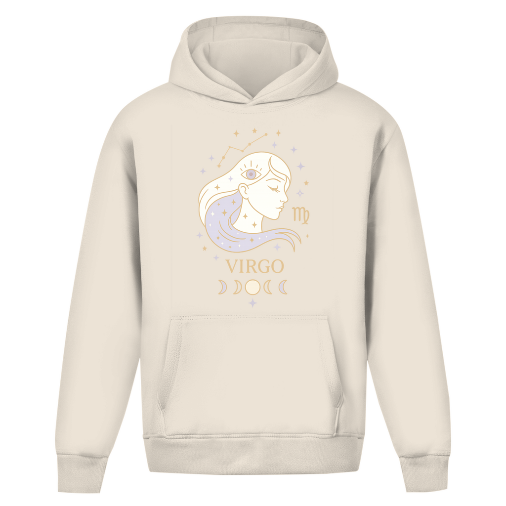 Oversize Hoodie – Sternzeichen Jungfrau | Celestia Spirit | Spirituelle Mode