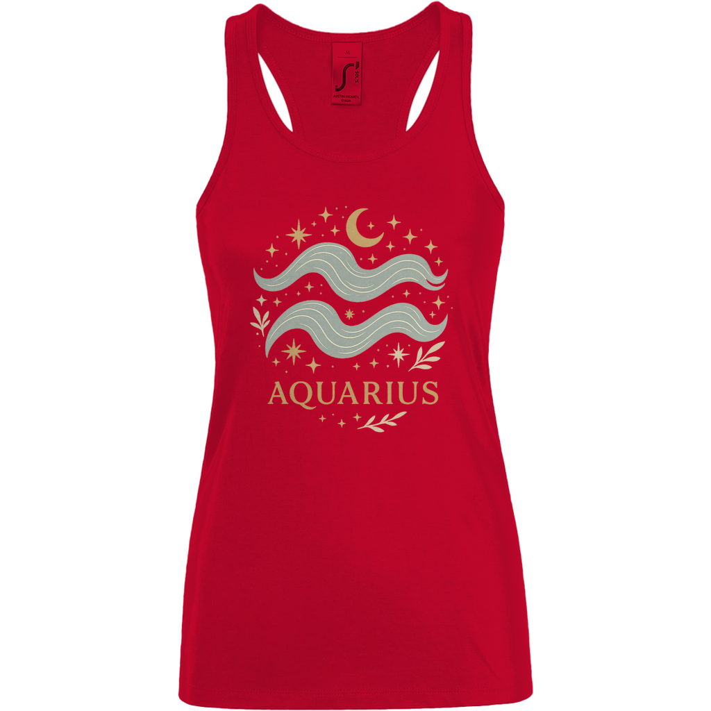 Damen Tank Top – Sternzeichen Wassermann | Celestia Spirit | Spirituelle Mode