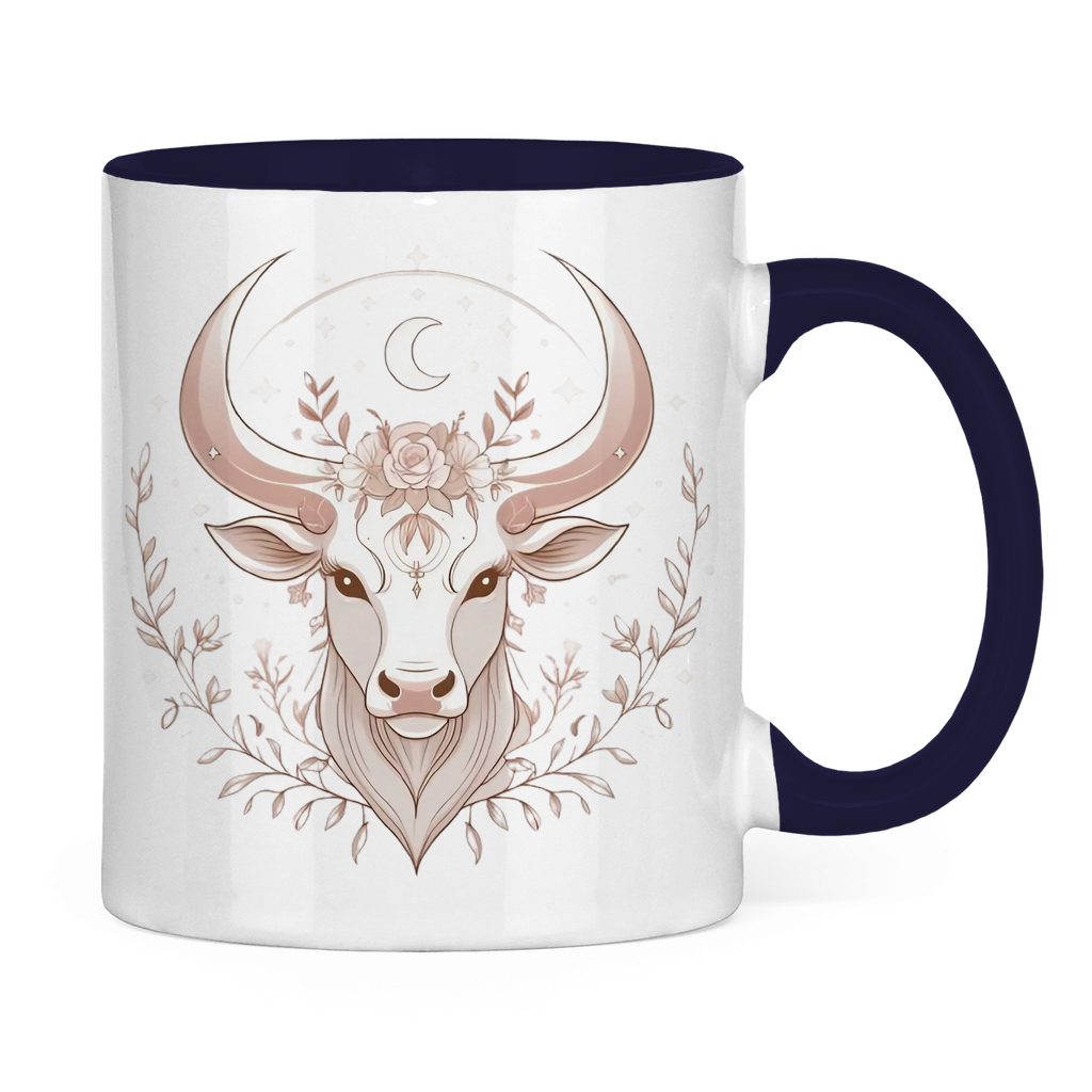 zweifarbige Sternzeichen Kaffee Tasse - Stier | Celestia Spirit
