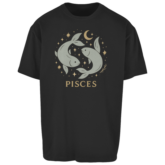 Oversize T-Shirt – Sternzeichen Fische | Celestia Spirit | Spirituelle Mode