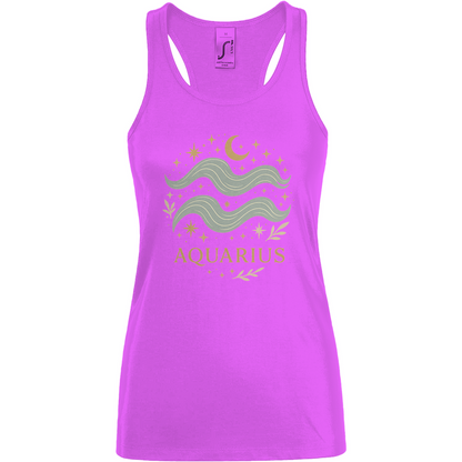 Damen Tank Top – Sternzeichen Wassermann | Celestia Spirit | Spirituelle Mode
