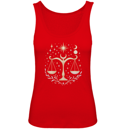 Bio Damen Tank Top – Sternzeichen Waage | Celestia Spirit | Spirituelle Mode
