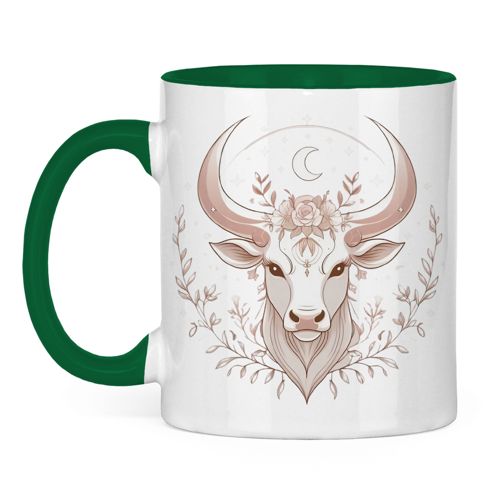 zweifarbige Sternzeichen Kaffee Tasse - Stier | Celestia Spirit