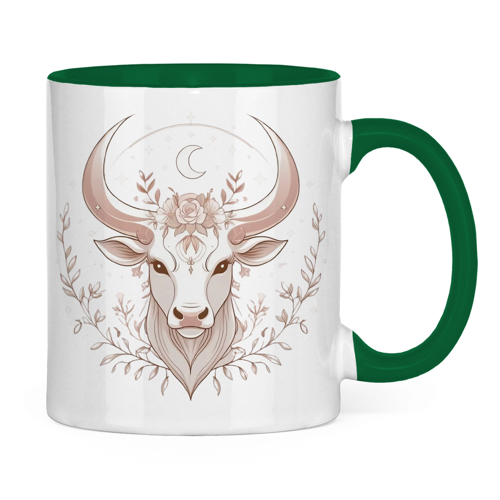 zweifarbige Sternzeichen Kaffee Tasse - Stier | Celestia Spirit