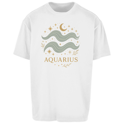 Oversize T-Shirt – Sternzeichen Wassermann | Celestia Spirit | Spirituelle Mode