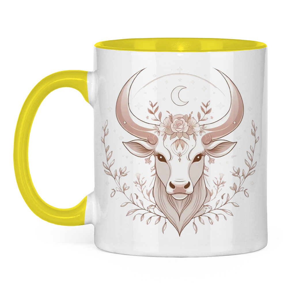 zweifarbige Sternzeichen Kaffee Tasse - Stier | Celestia Spirit