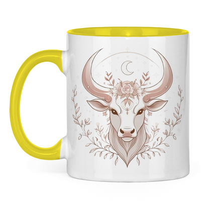 zweifarbige Sternzeichen Kaffee Tasse - Stier | Celestia Spirit