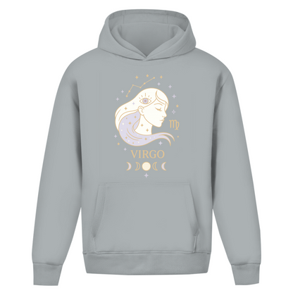 Oversize Hoodie – Sternzeichen Jungfrau | Celestia Spirit | Spirituelle Mode