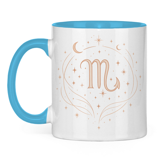 zweifarbige Sternzeichen Skorpion Kaffee Tasse | Celestia Spirit | Spirituelle Mode