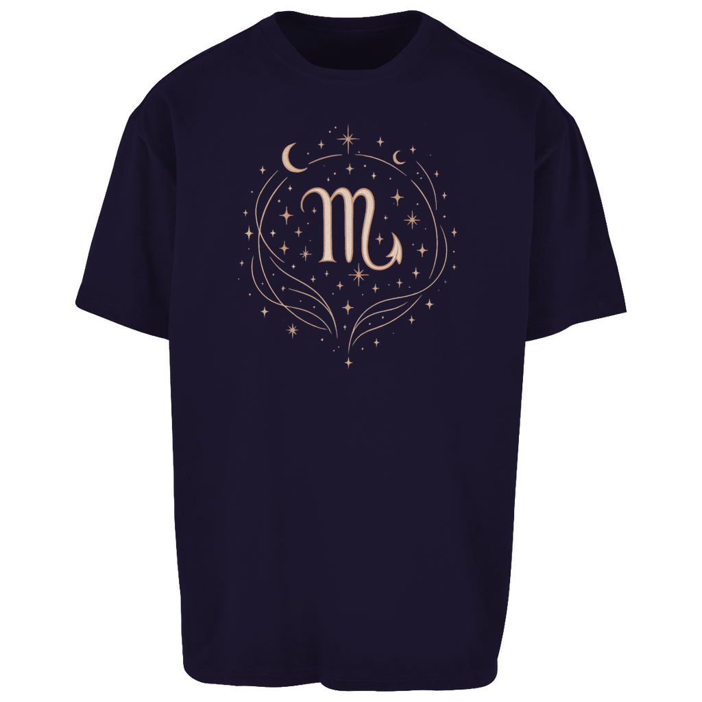Oversize T-Shirt – Sternzeichen Skorpion | Celestia Spirit | Spirituelle Mode