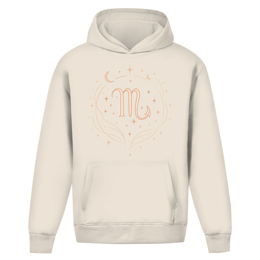 Oversize Hoodie – Sternzeichen Skorpion | Celestia Spirit | Spirituelle Mode