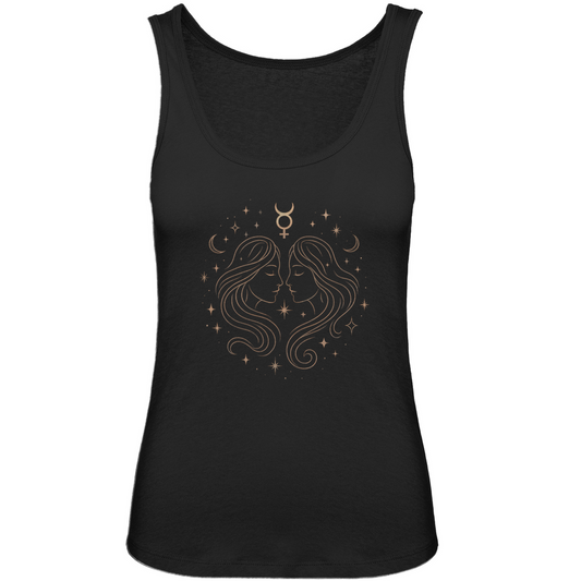 Premium Organic Tank Top - Zwillinge | Damen | Celestia Spirit