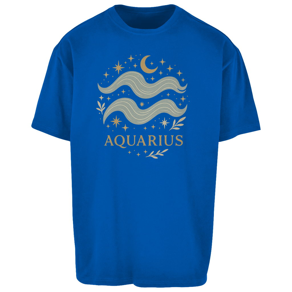 Oversize T-Shirt – Sternzeichen Wassermann | Celestia Spirit | Spirituelle Mode