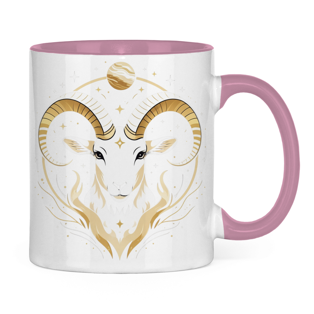 Two-tone Zodiac Coffee Mug - Aries | Celestia Spirit