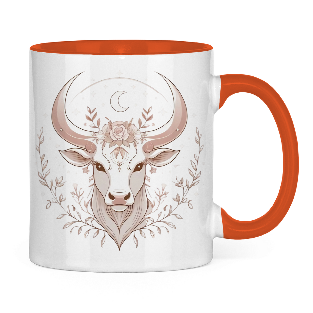 zweifarbige Sternzeichen Kaffee Tasse - Stier | Celestia Spirit
