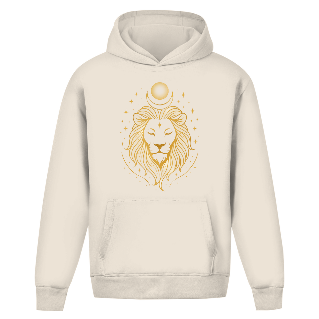 Oversize Hoodie – Sternzeichen Löwe | Celestia Spirit | Spirituelle Mode