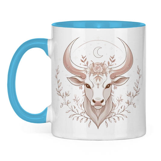 zweifarbige Sternzeichen Kaffee Tasse - Stier | Celestia Spirit