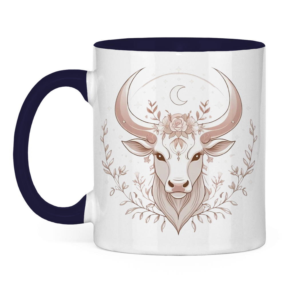 zweifarbige Sternzeichen Kaffee Tasse - Stier | Celestia Spirit