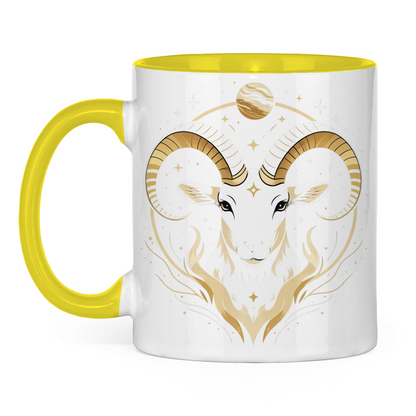 Two-tone Zodiac Coffee Mug - Aries | Celestia Spirit