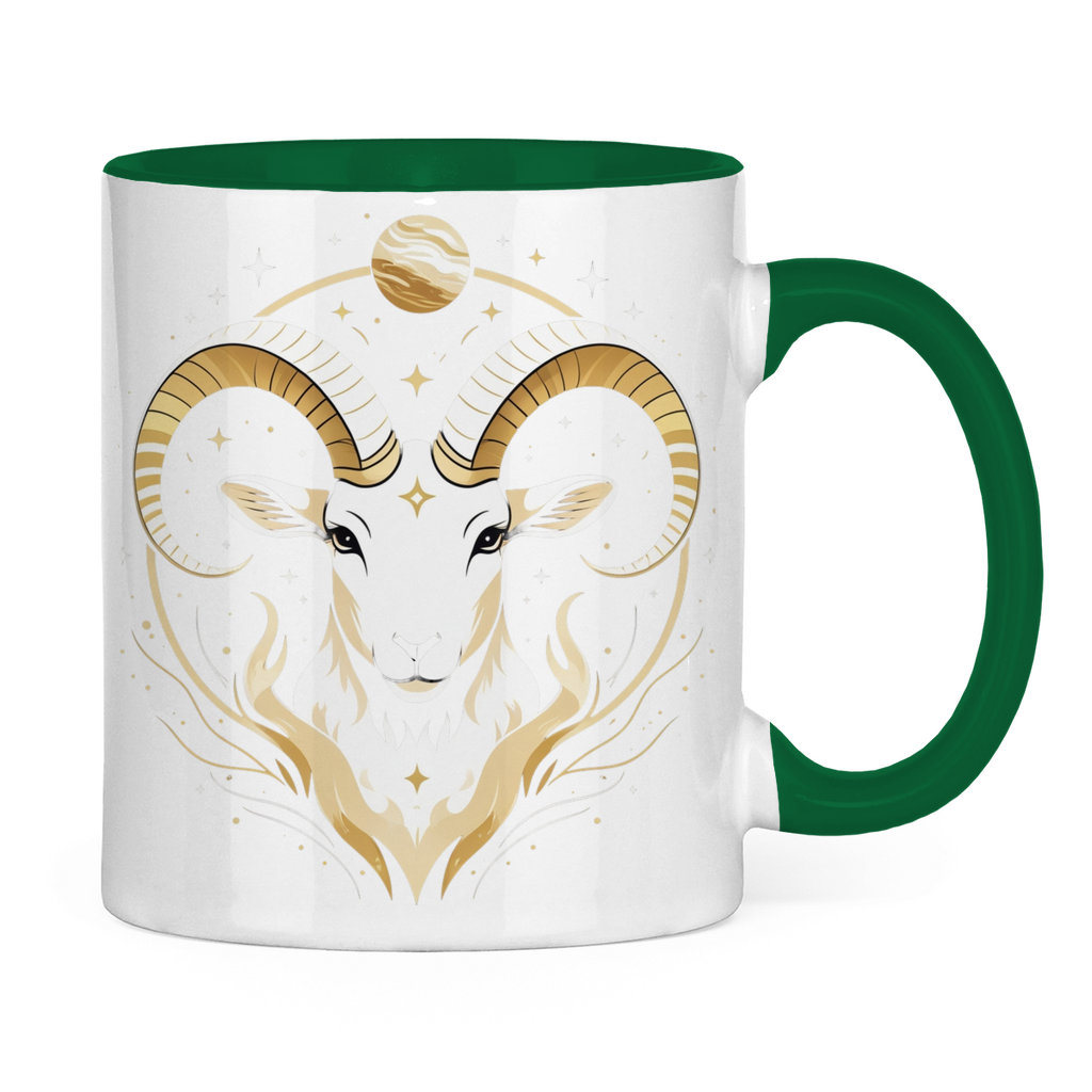 Two-tone Zodiac Coffee Mug - Aries | Celestia Spirit