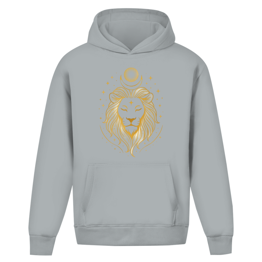 Oversize Hoodie – Sternzeichen Löwe | Celestia Spirit | Spirituelle Mode