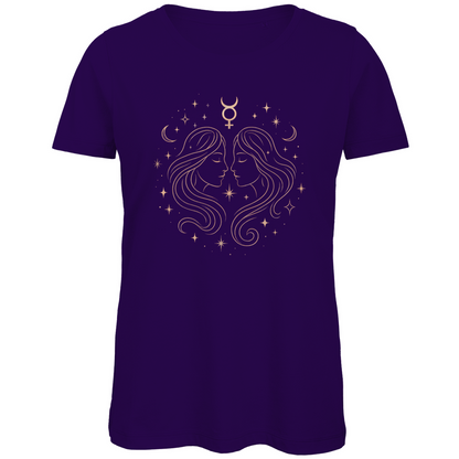Premium Bio T-Shirt - Zwillinge | Damen | Celestia Spirit