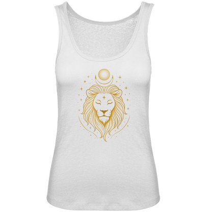 Organic Women's Tank Top – Leo Zodiac Sign | Celestia Spirit | Spiritual Fashion