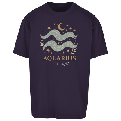 Oversize T-Shirt – Sternzeichen Wassermann | Celestia Spirit | Spirituelle Mode
