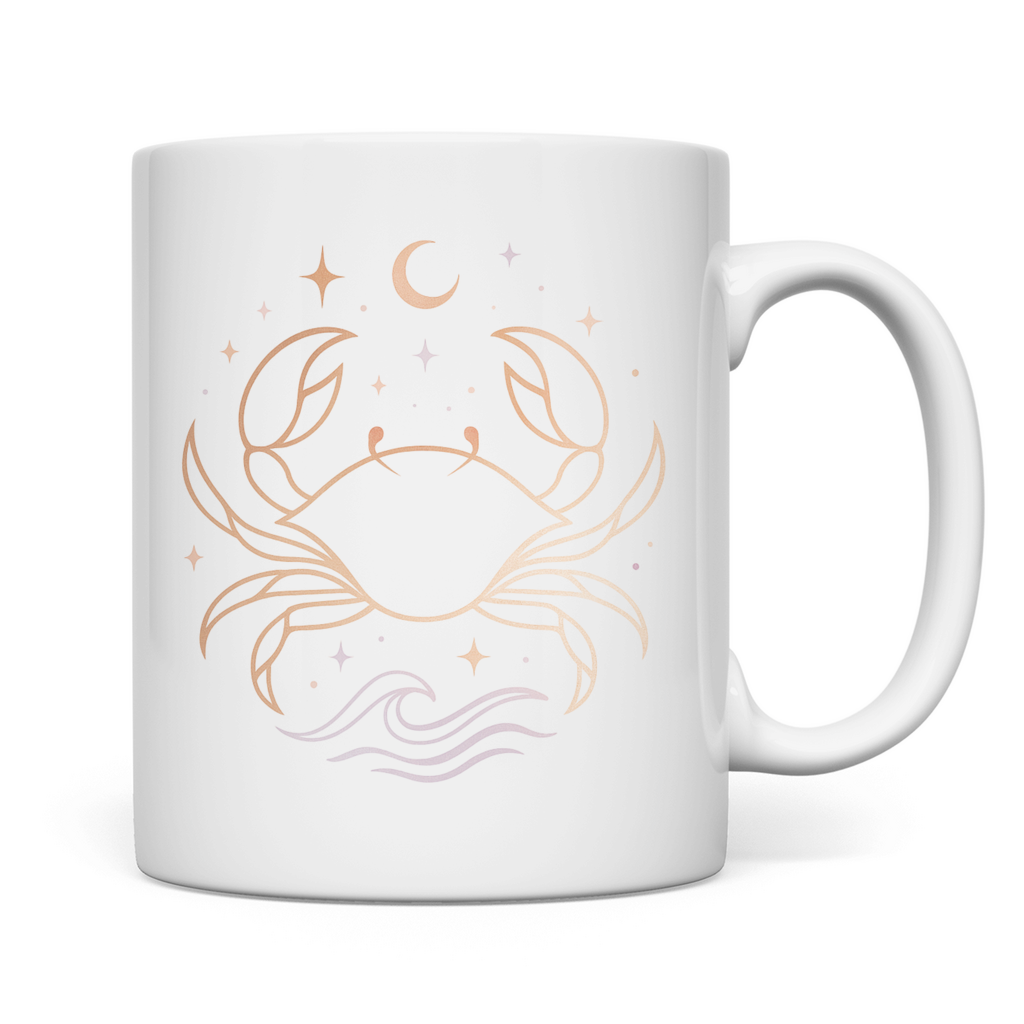 Sternzeichen Kaffee Tasse - Krebs | Celestia Spirit