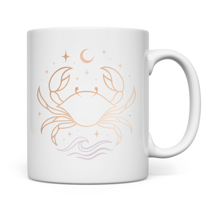 Sternzeichen Kaffee Tasse - Krebs | Celestia Spirit