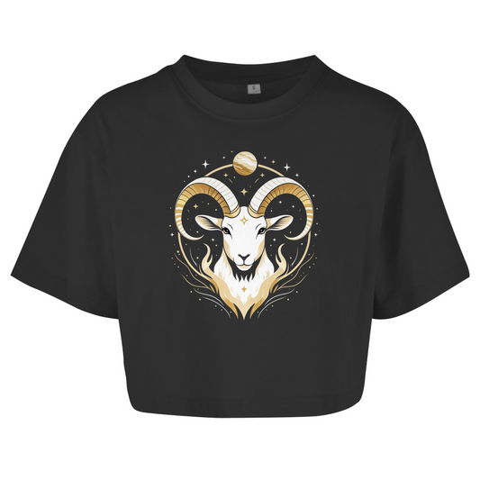 Oversize Crop Top - Aries | Women | Celestia Spirit